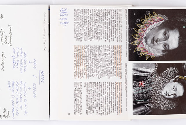 Anna Reisenbichler, Utopie für einen Sommer, bound book, mixed media on paper, 2013, 21 x 15 x 1,2 cm