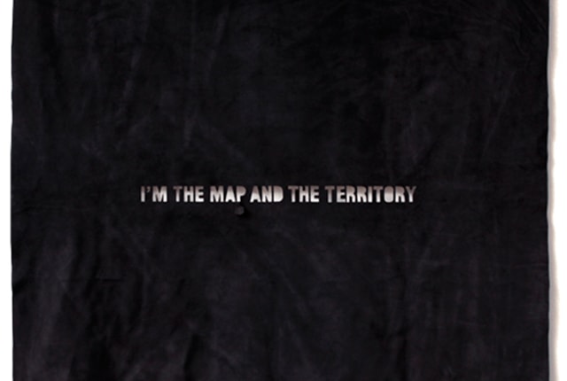 Stephanie Winter, I'm the Map and the Territory, 2013, leather, 109 x 119 cm