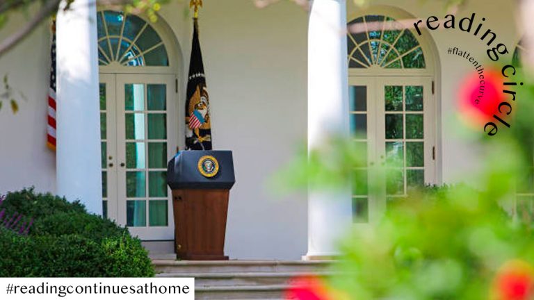 The podium in the Rose Garden at The White House (Stock Photos: i Stock)